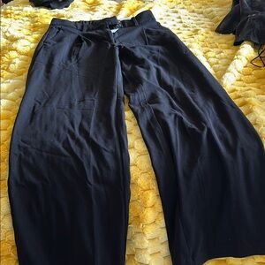 American Eagle Stretch Wide-Leg Trousers